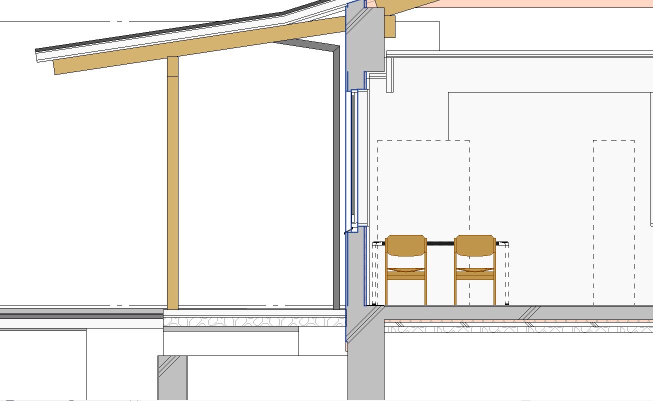 建物高さを抑えたときの梁型をうまく処理すること