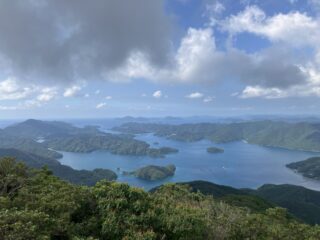 山王山展望台の改修工事